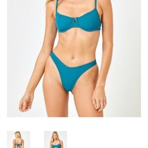 L*Space Vibrant Teal Bikini Set